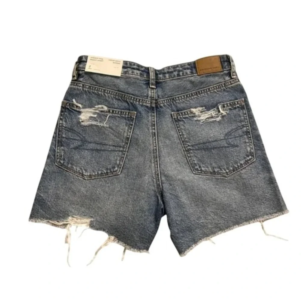 American Eagle Outfitters Highest Rise Baggy Short Comfort Stretch Waistband 8‎